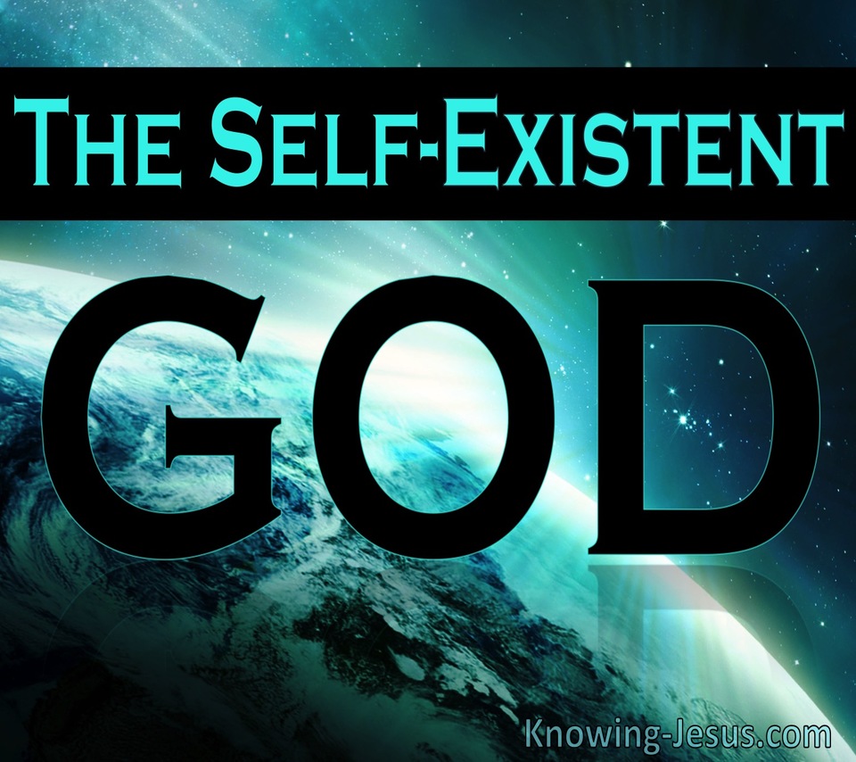 The Self-Existent God (devotional)07-12 (black)